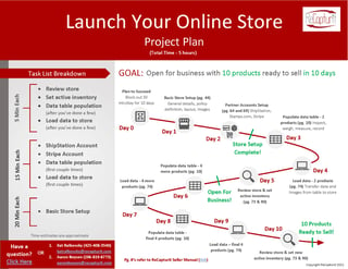 Launch Your Online Store - 10 Day Project Plan (2)